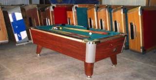   COMMERCIAL 7 COIN OPERATED BAR SIZE POOL TABLE MODEL ZD 4  