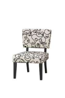 New Taylor Accent Chair   Black & White Circles  