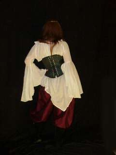 Full costume shown to display how chemise looks with other Q&I items 