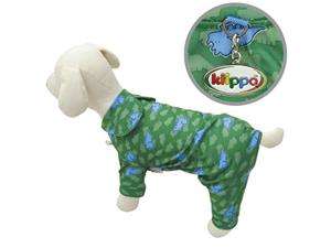Adorable Poly/Cotton Lightweight Dog Pajamas with Dinosaur Prints   XL