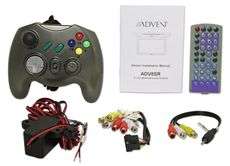Audiovox ADV8SR 8 Grey FlipDown Car Monitor w/DVD + Video Games+2 