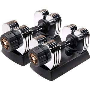   II Adjustable Dumbbell 05 2155 Chrome   50 lbs.