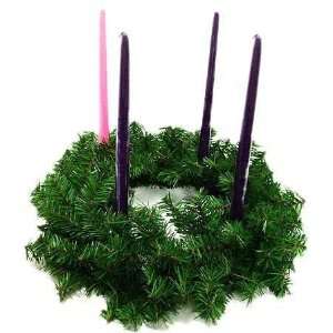   Artificial Pine Advent Wreath for Advent Celebration