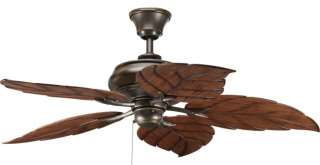 Air Pro Antique Bronze Tropical Ceiling Fan Lighting 30  