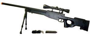 Well Airsoft Sniper Rifle L96 W/Scope & Bi Pod MB01C  