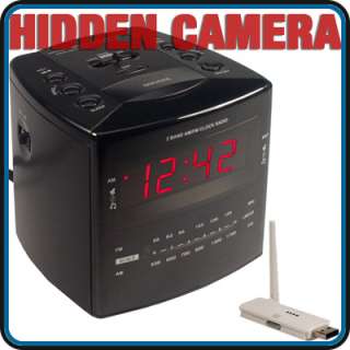 Alarm Clock Wireless CCTV Hidden Camera Nanny Cam USB  