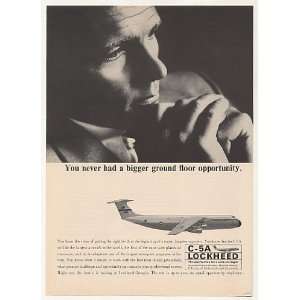    1965 Lockheed C 5A Aircraft Engineer Jobs Print Ad