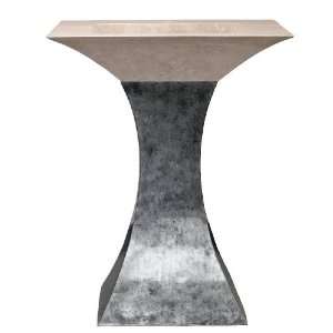   Grande Hourglass Vessel Stand, Antique Nickel