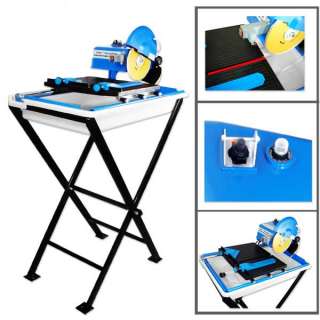 HP 7 Standing Laser Cutter Tile Saw w Tray & Stand  