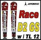 11 12 Atomic Race D2 GS Skis 169cm w/TL 12 NEW 
