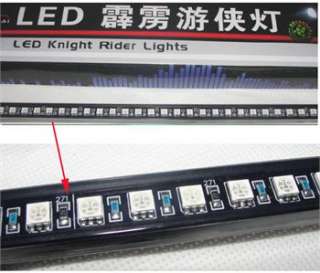   5050 RGB LED Car led knight rider lights waterproof led strip  