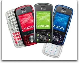 Pantech Matrix C740 Phone, Red (AT&T)