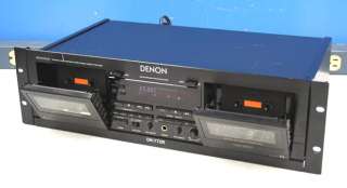 Denon DN 770R Precision Audo Dual Tape Deck Cassette  