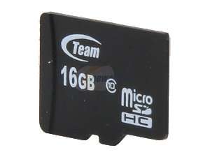    Team 16GB Micro SDHC Flash Card (Card Only) Model 