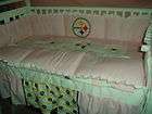 PINK Baby Crib Bedding Set w/Pittsburgh Steelers fabric