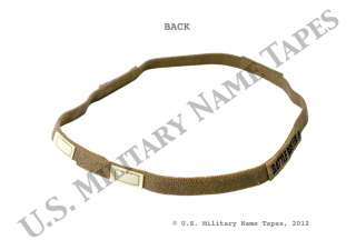 Military Name Tapes ACU MultiCam Helmet Band Back