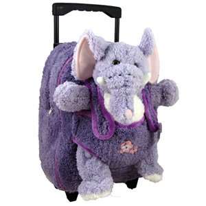 Kreative Kids Purple Elephant Rolling Backpack Clothing