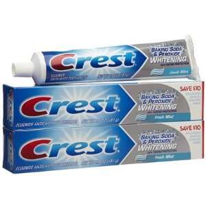  Crest Baking Soda & Peroxide Whitening Toothpaste 6.4 oz 