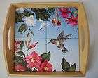 Asian Oriental Tray Serving Tray Cherry Blossoms New Sm  