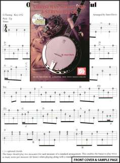   Sheet Music   Christmas Songs for 5 String Banjo TAB Sheet Music +CD