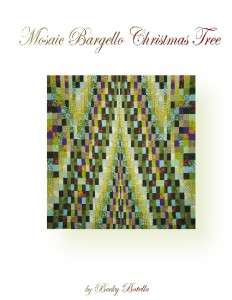 Mosaic Bargello Christmas Tree Quilt Top Pattern PDF  