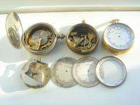 ANTIQUE POCKET BAROMETERS AND BIT FOR SPARES OR REPAIR  