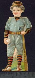 College baseball player in uniform w/ baseball bat, ball, etc.