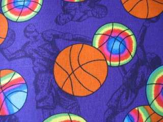 Basketballs PURPLE Basketball Players Rainbows Novelty  