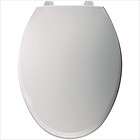 Bemis Round Solid Plastic Toilet Seat with JUST LIFT Hinges with STA 