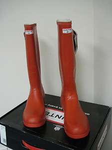   Wellington Made in Scotland Tall Rain Boot Red 11 12 44 EU NEW  