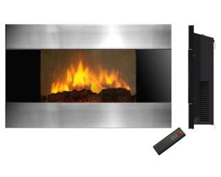 GTC New Black Electric Firebox Fireplace Insert Room Heater IFL 23R 23 