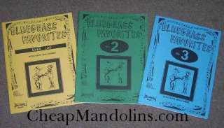 Bluegrass Favorites Song Book Set All 3 Books Words Chords Learn Play 