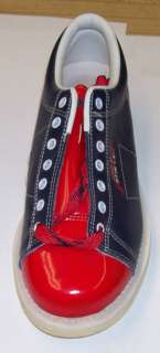 Size 8 Right Hand Strikes Navy/Red Bowling Shoe   