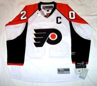 CHRIS PRONGER size LARGE Philadelphia Flyers Reebok Premier Jersey 