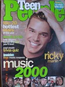 RICKY MARTIN 1999 Teen People N SYNC TLC BSB BRANDY  