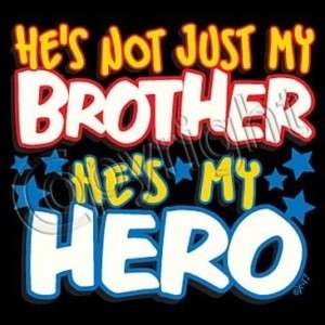 SHIRT   KIDS   MY BROTHER   MY HERO   SM XL  