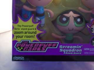 The Powerpuff Girls Screamin Squadron Room Guard New in Box   Rare 