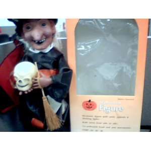 Kmart Corporation K Mart Pumpkin Time Battery Operated Halloween Witch 