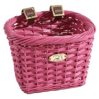 Nantucket Bicycle Basket Co. Gull Collection Rectangle Basket   Pink 