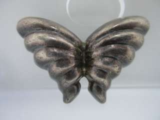 VTG Tiffany & Co Sterling Silver Butterfly Brooch Pin  