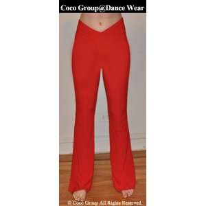  Belly Dance/ Yoga /Pilates V waist Pants (Red) Everything 