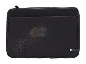      HP Black 16 Notebook Sleeve, Link Pattern Model WU673AA#ABL