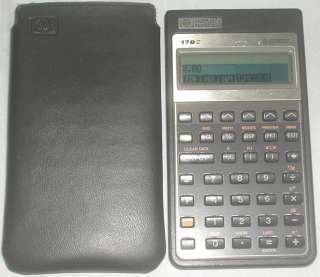 Hewlett Packard 17B II Business Calculator With Carry Case  