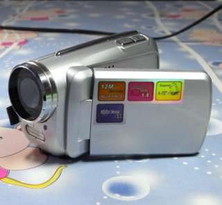 New Mini Digital Video Camera DV Camcorder 12MP 4xZoom 1.8 LCD Silver 