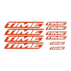  TIME BIKE PEDALS (10) Vinyl Stickers/Decals (Bicycles 