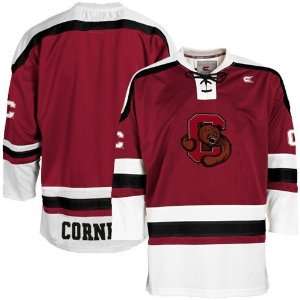  Cornell Big Red Carnelian Hockey Jersey (Large) Sports 