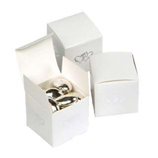 White Linked Heart Favor Boxes   25ct.Opens in a new window