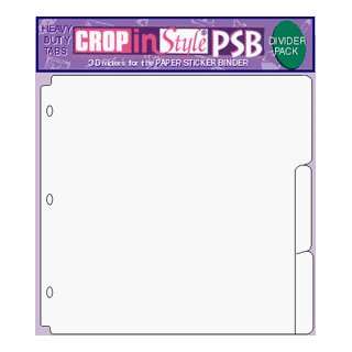  PSB Paper & Sticker 3 Ring Binder Page Dividers/Tabs 3 