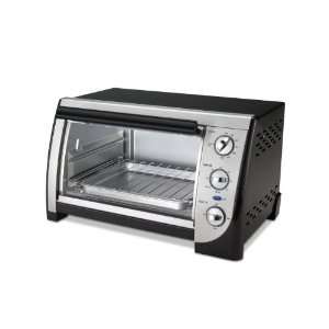  New   Black & Decker TRO700B 4 Slice Countertop Toaster Oven, Black 