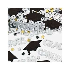    Congrats Grad School Colors Confetti (Black)